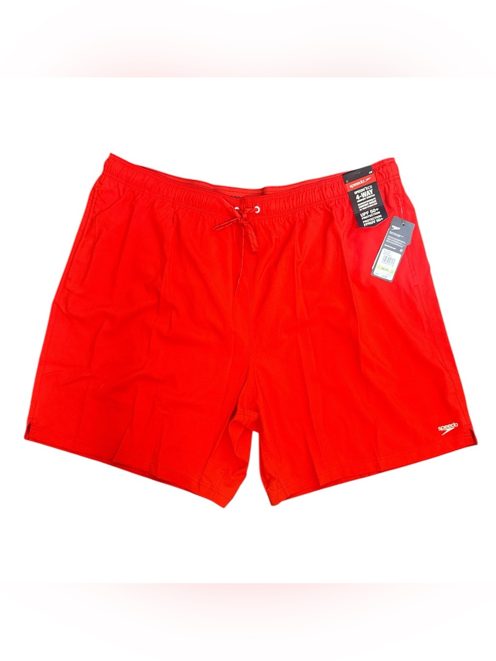 NWT Speedo Red Performance Swim Shorts 4Xkh
